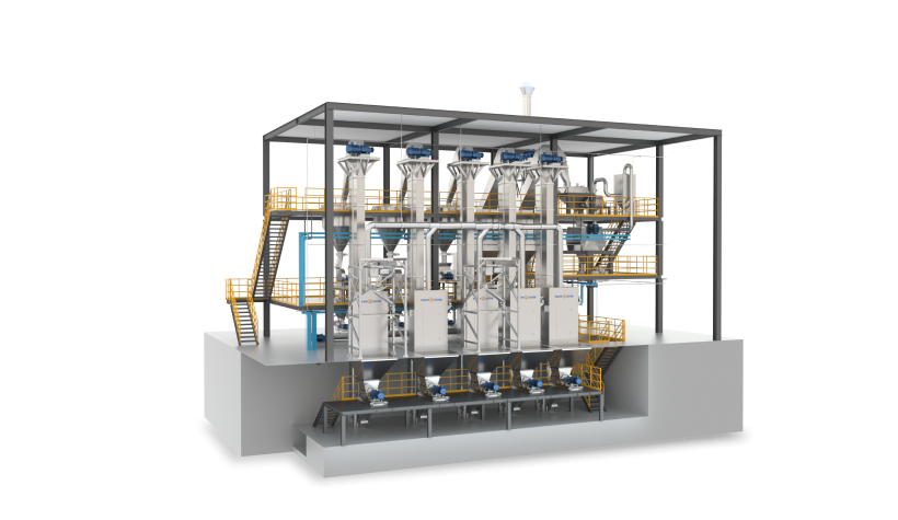 固體水溶肥加工生產(chǎn)線